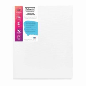 Eduway Medium Grain Cotton Pre Stretched Canvas