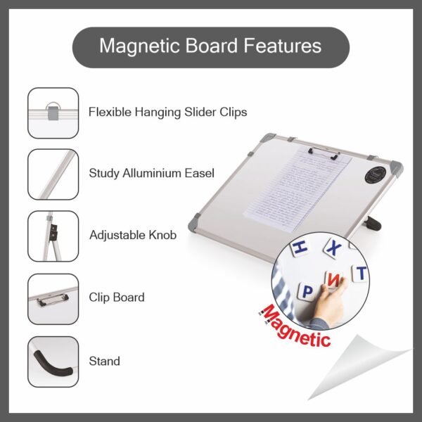 standing whiteboard magnetic with stand features