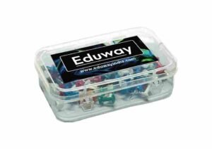 Eduway 50 Pieces Decorative Multicolor Push Pins