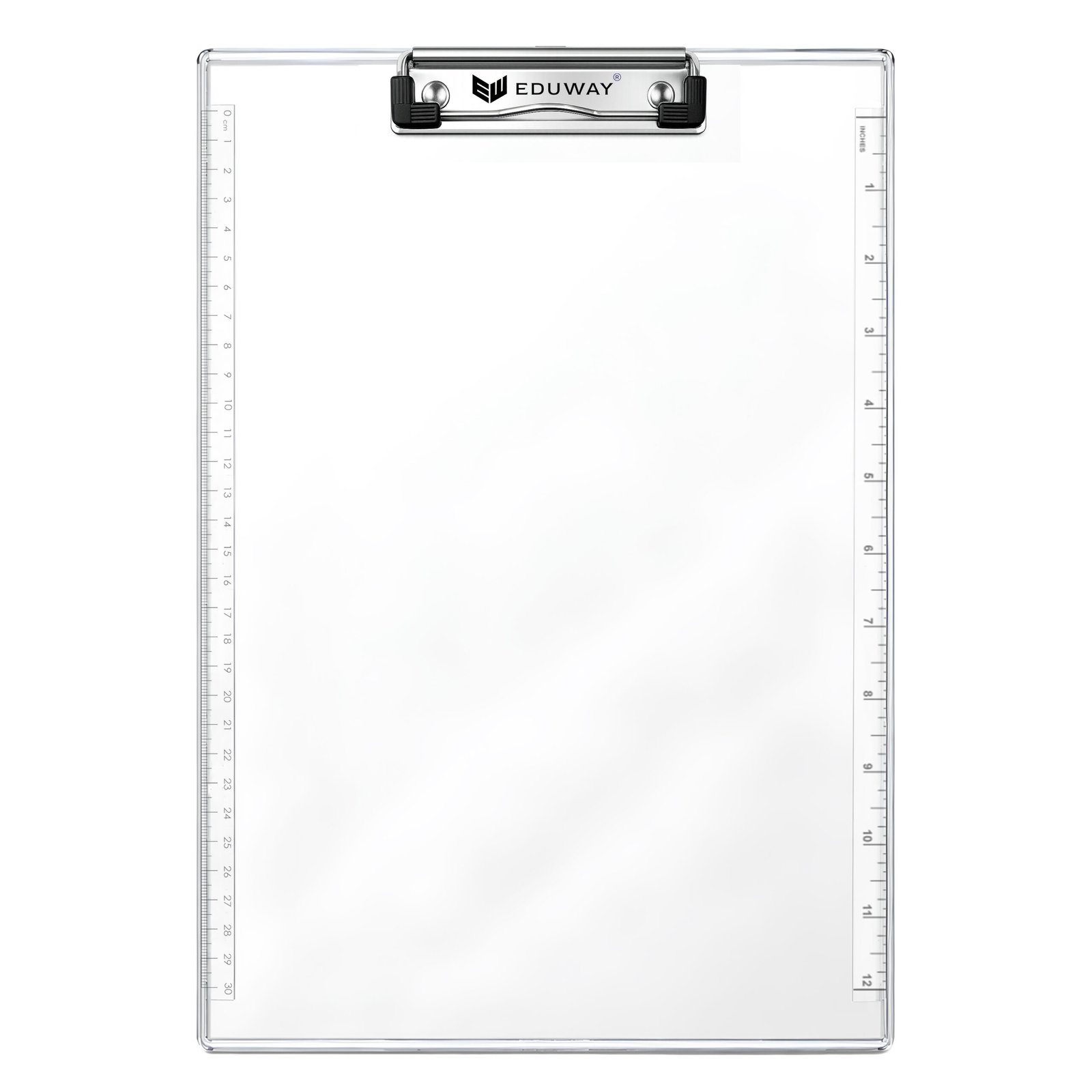 Transparent Exam Pad with Heavy-Duty Metal Clip